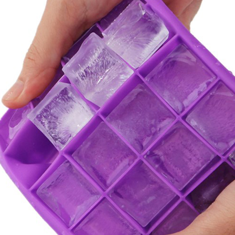 20 cavitate cub cub tavă din silicon cu cuburi de gheață mucegai alimentar grad flexibil silicon cu cuburi de gheață mucegai