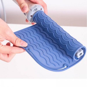 Patu rezistent la căldură Curling fier de căldură HETRATER PĂRĂ PĂRĂTOR PERINER DE TREBUIERE DISPONIBILĂ SILICONE Ușor de curățat durabil