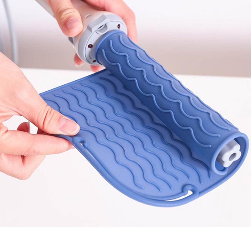 Patu rezistent la căldură Curling fier de căldură HETRATER PĂRĂ PĂRĂTOR PERINER DE TREBUIERE DISPONIBILĂ SILICONE Ușor de curățat durabil